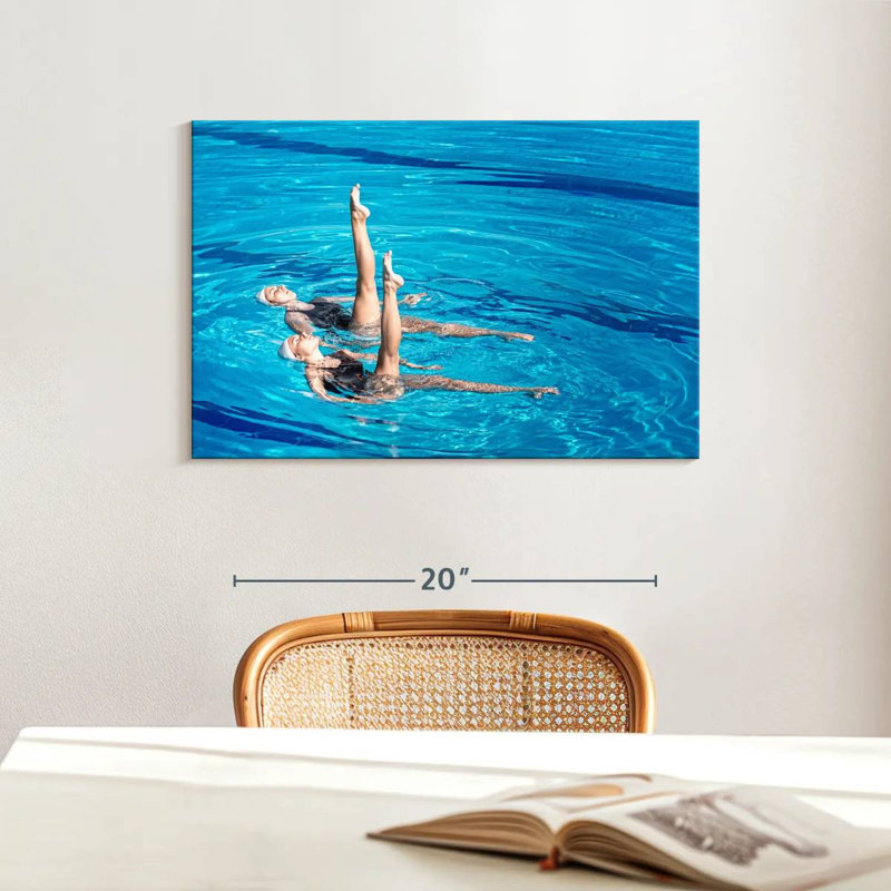 Sireci Synchronized Swimmers, 16" H x 24" W