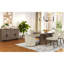 Fauteuil demi-tonneau pivotant cacao