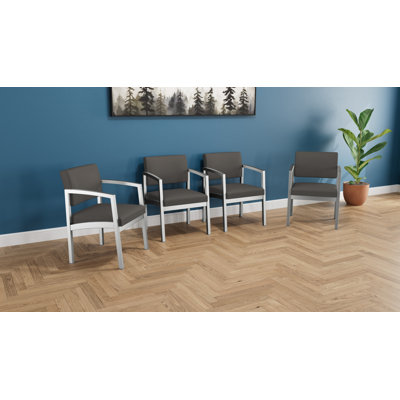 Lenox Steel Waiting Reception Commercial Grade Furniture Set | 4-Guest Chair