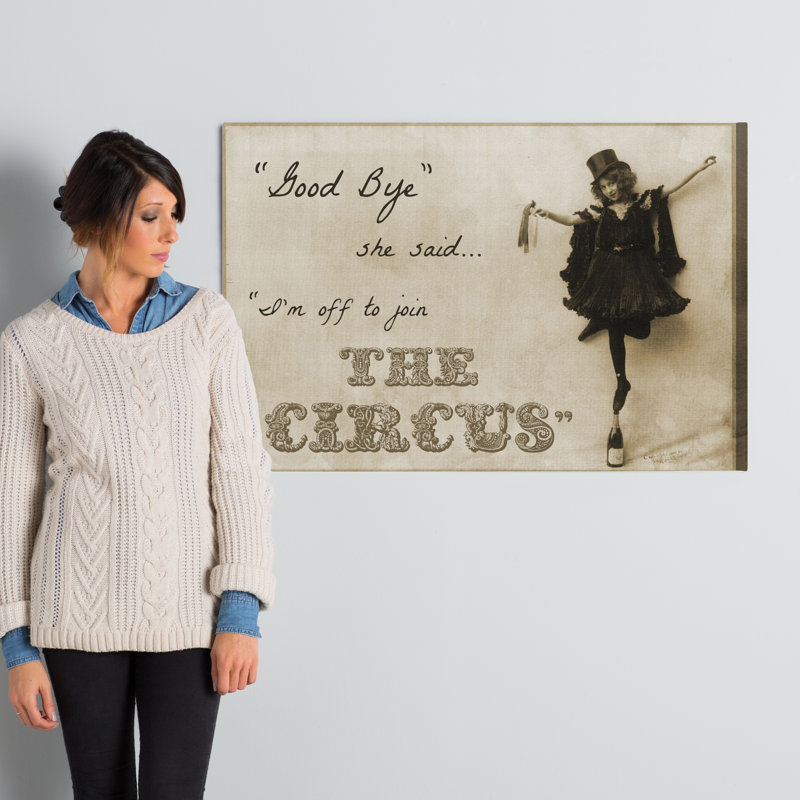 " Join The Circus ", 24" H x 36" W x 1.5" D