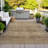 Machine Washable Indoor/Outdoor Xhevrie Khaki Rug-111928200