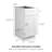 Design House Brookings Unassembled Shaker Base Kitchen Cabinet, White-1155642843