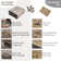 Machine Washable Non-Slip Non-Shedding Area Rugs for Living Room, Farmhouse Printed Braided Bordered Carpet, Stain Resistant Thin Foldable Floor Cover for Nursery Dining Room