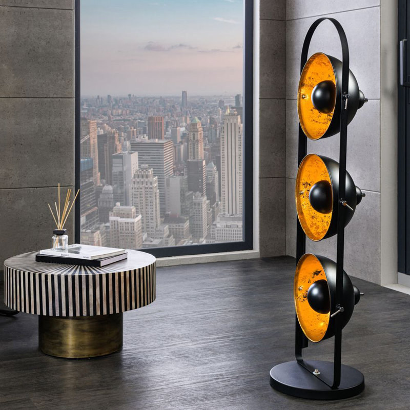 Fiedler 130cm Novelty Floor Lamp, Gold