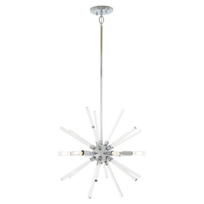 Spiked 6 - Light Sputnik Sphere Chandelier