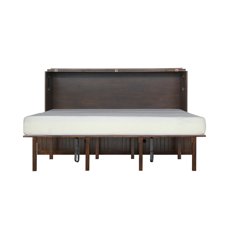 Tuscany Cabinet Bed, Brown, Queen