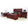 Legacy U Desk with Double Full Pedestal Drawer Unit