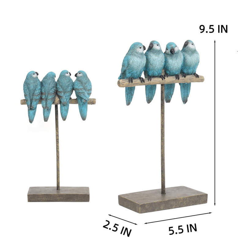 Figurine oiseau, Blue