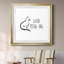 Good Meow-Ing - Reproduction d'art textuel avec cadre photo-104324736-104324861