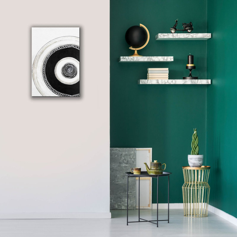 'Circuli 2' by Design Fabrikken, Giclee Canvas Wall Art, 26" H x 18" W x 0.75" D