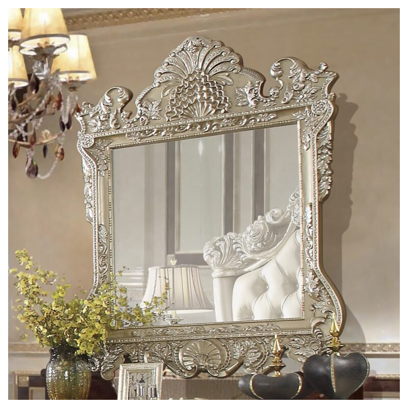 Miroir mural champagne doré
