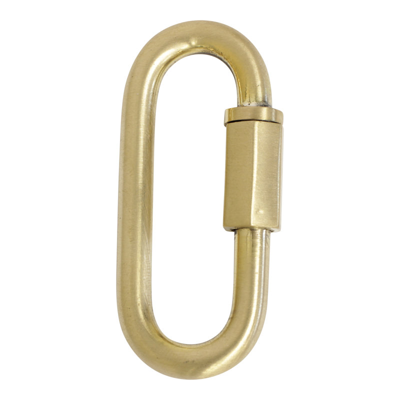 Chaîne à maillons rapides, H 2,36 po x l 1,06 po x P 0,24 po, Nickel brossé