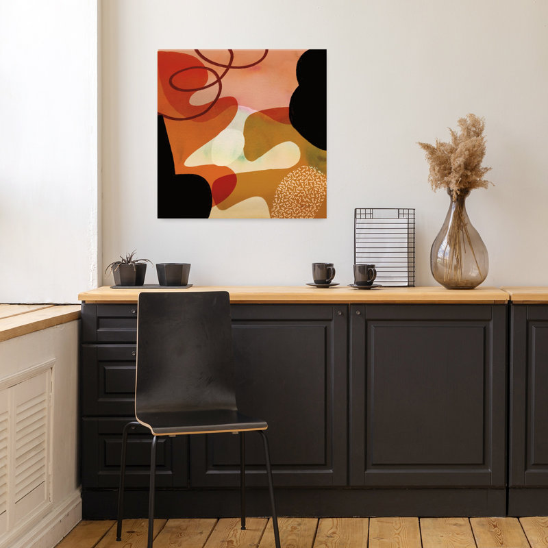 Variété VII, art contemporain moderne abstrait, H 18 po x l 18 po