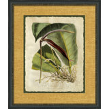 Crackled Tropical Foliage II Painting