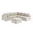 Arbas Upholstered U-Shaped Sectional Reversible-1921429530
