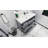Korrina 47.25 " W Freestanding Standard Free Standing Single Double Single Vanity Bathroom Vanity With Plastic Top-525348332