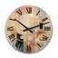 Horloge murale en bois massif Fredericktown-280525327
