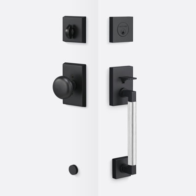 Roma Handleset With Trim And Knurled Grip