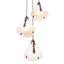Multi-luminaire en laiton antique nacré Embrace 3 LT Kalco