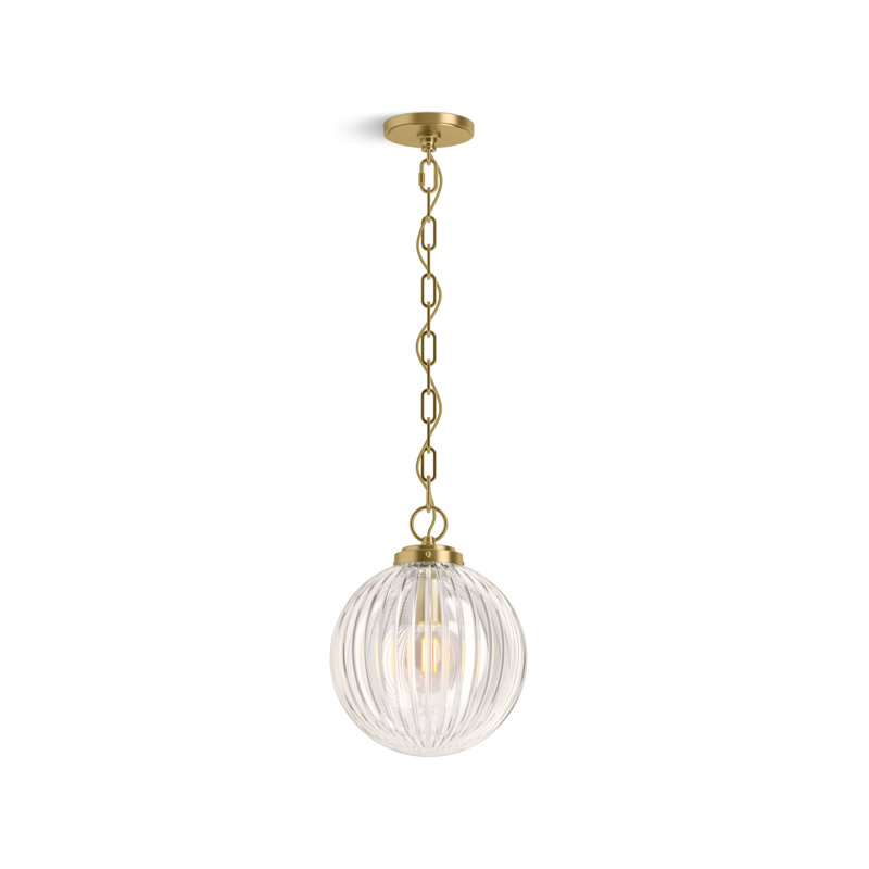 Embra By Studio McGee 10 in. Pendant, Brushed Moderne Brass