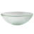 Frosted Glass Circular Vessel Bathroom Sink-10357190