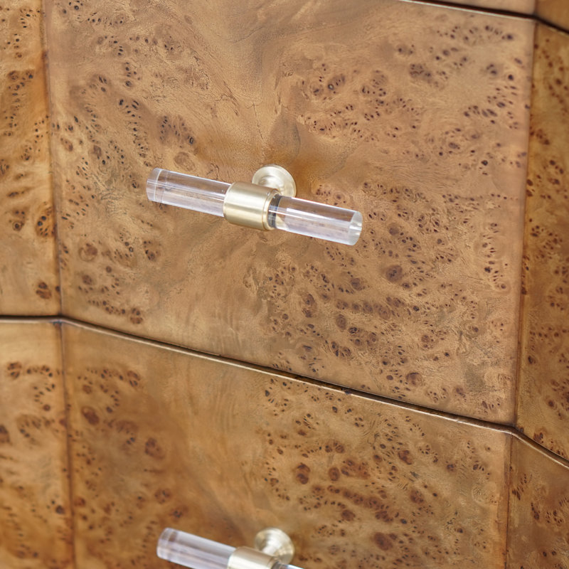 Plymouth Solid Wood Accent Chest, Dark Burl
