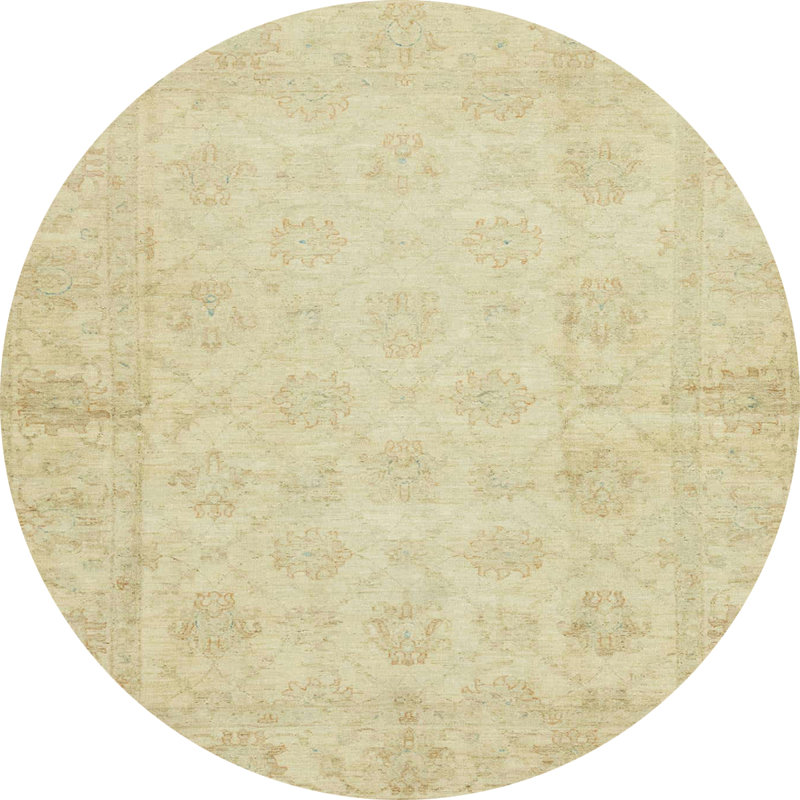 Abstract Indoor Rug, Round 7'