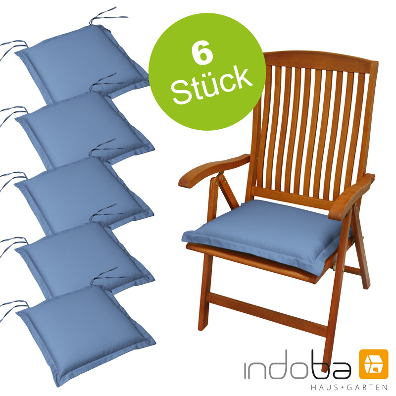 Premium Dining Chair Cushion, Blue