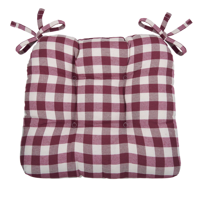 Coussin de chaise d'intérieur Buffalo, Bourgogne