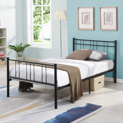 Pelham Metal Slat Storage Bed