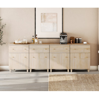 Buffet 4 tiroirs Lysiane