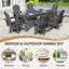 Chaise de salle à manger pivotante HDPE-129388402
