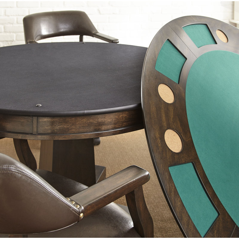 Keamber 17 Stories 52'' 4 - Player Foldable Poker Table with Chairs