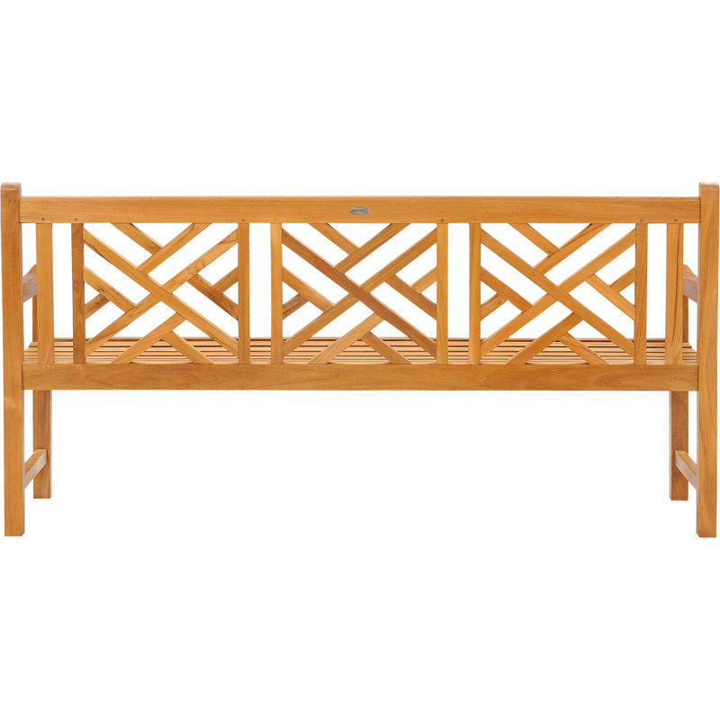 Acworth Outdoor Teak Bench, 71" W x 26" D