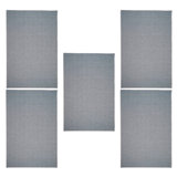 Ensemble de tapis intérieur / extérieur en polyester touffeté à la machine Lucre