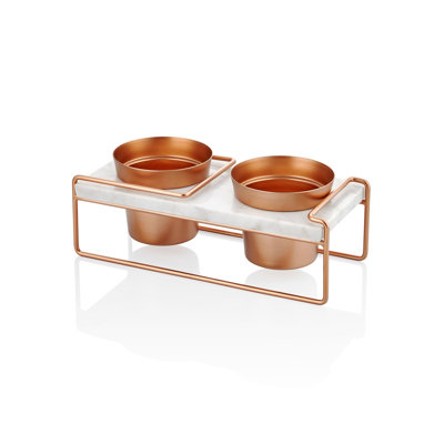 Ensemble de pots à fleurs 100% métal 2 pièces Dina