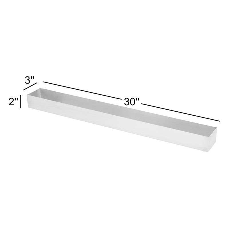 Fruit Trough, Vessel Planter Stainless Steel