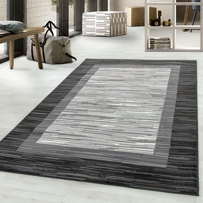 Leavy Abstract Flatweave Area Rug