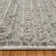 Missha Dario Modern Striped Gray Polyester High-Low Indoor Area Rug
