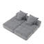 Canapé modulaire surdimensionné moderne avec repose-pieds et sièges multiples, coussins moelleux, combinaison de bricolage-97428282