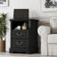 Table de chevet simple en bois