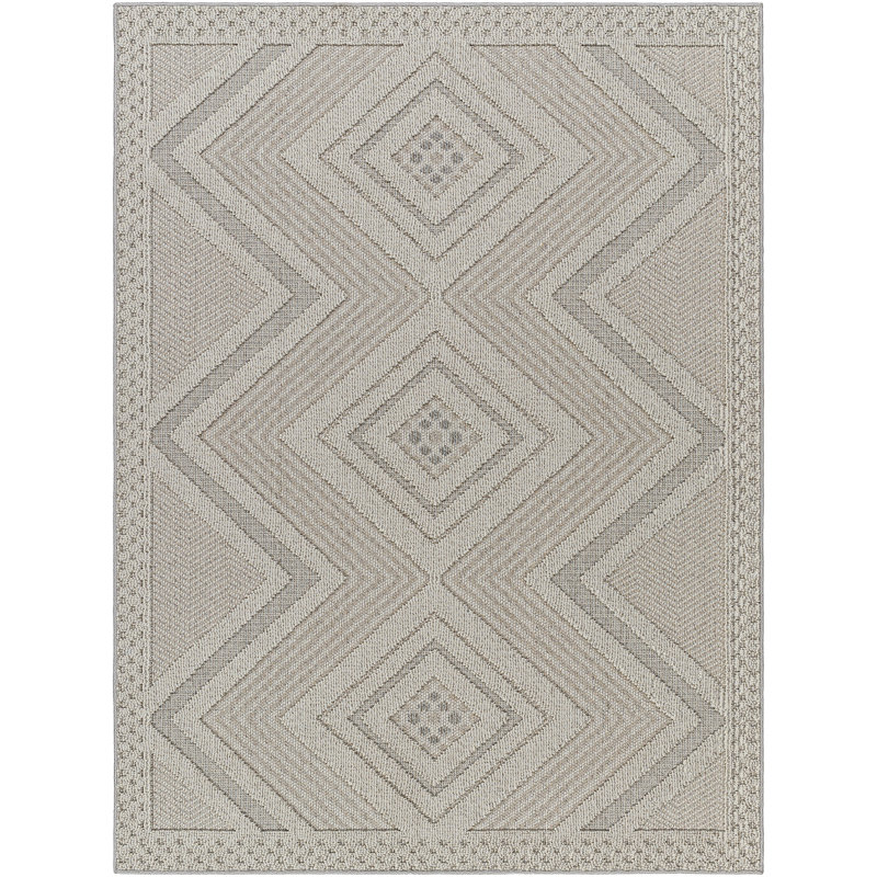 Geometric Indoor / Outdoor Rug, Rectangle 7'10" x 10'