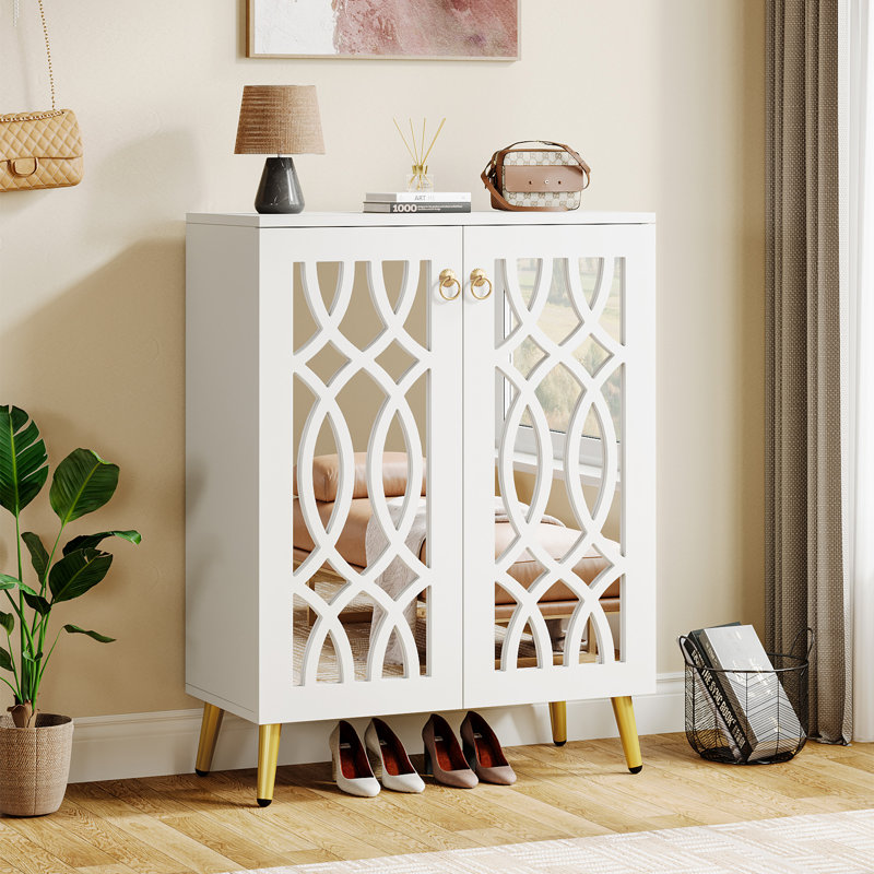 24 Pair Shoe Storage Cabinet