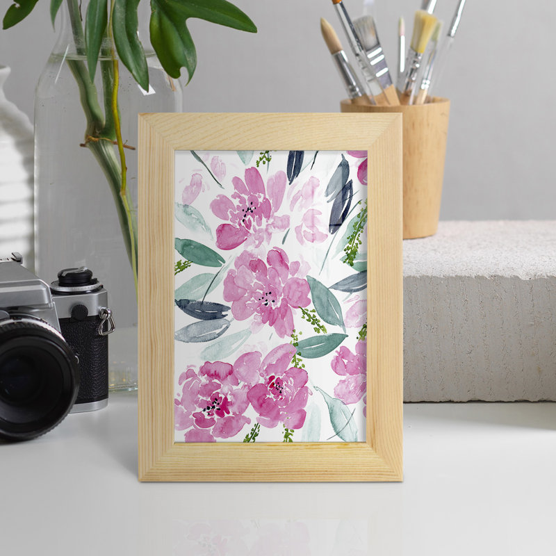 Danse des fleurs II, impression sur papier, H 9 po x l 7 po x P 1 po, Naturel