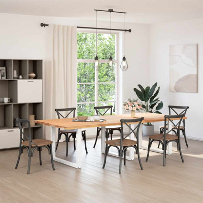 Daveonte Dining Table Legs U-Shaped 3 pcs 