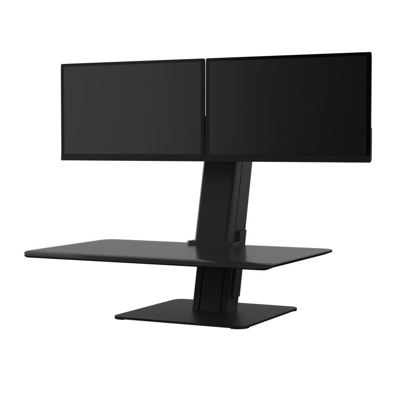 Quickstand Eco Standing Desk Converter, Black