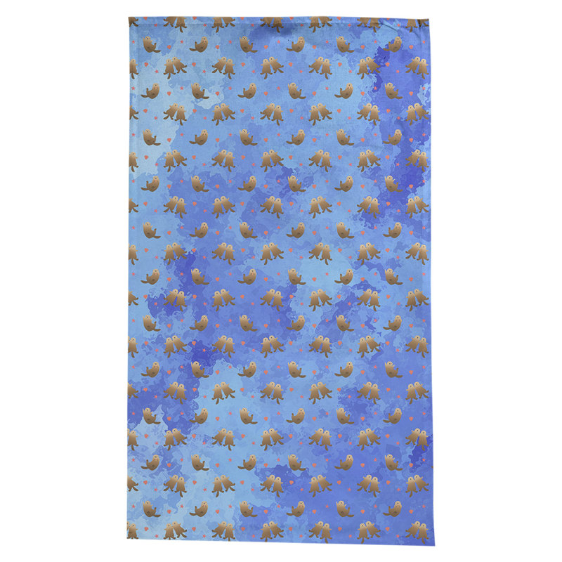 Avicia Geometric Tablecloth, Dark Blue