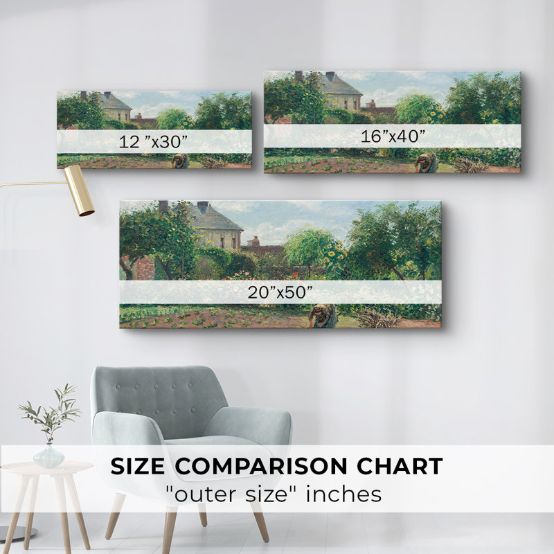 Série paysage - CCCCL XXXIV - Toile tendue avec châssis - Prêt à être accroché, H 12 po x l 30 po