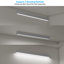 Luminaire suspendu DEL à intensité variable de 4 po Acie-114773756