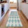 Premium Machine Washable Cerrito AMF578 Teal Rug